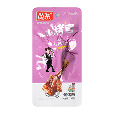 随乐烤鸭翅根——酱烤味 30袋×6包/箱
